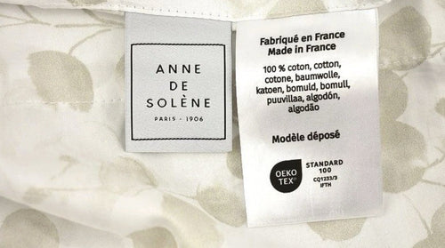 Anne De Solene Paris Rosee Cotton Sateen STANDARD Pillowcases Beige1