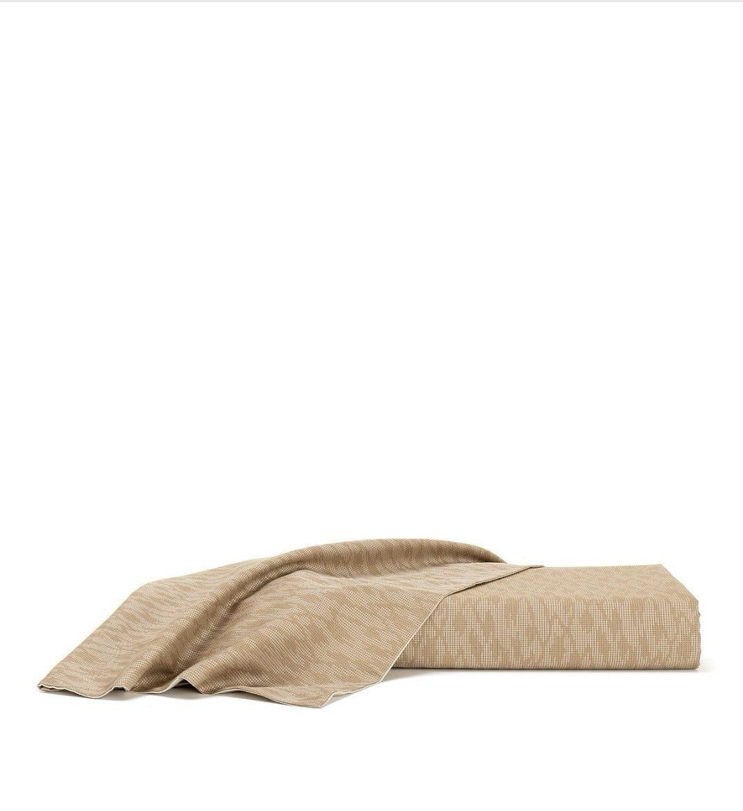 Frette 1860 Pixel Cotton KING Duvet Cover Nut / Sand0