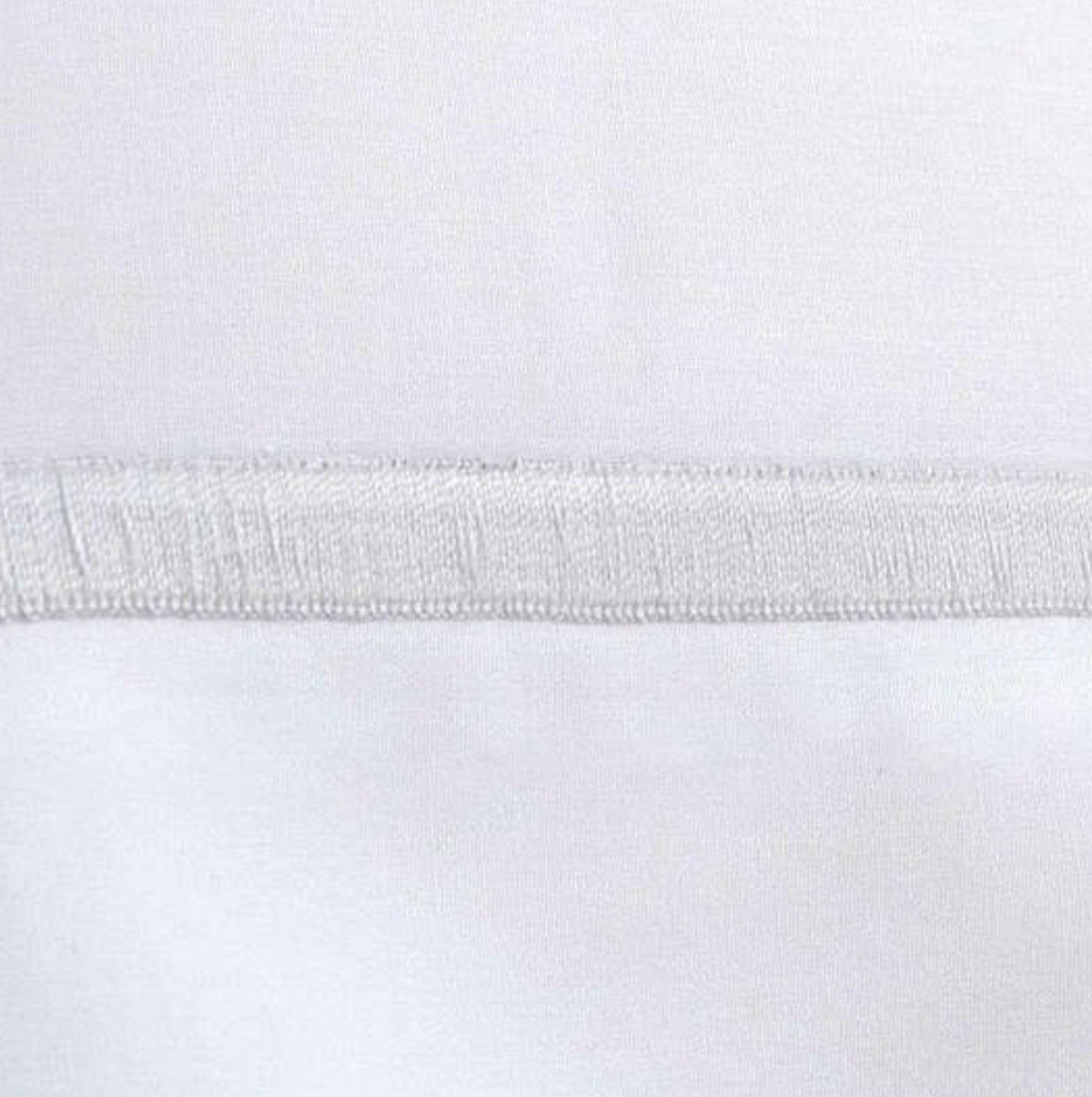 Yves Delorme Paris Athena Cotton Percale KING Duvet Cover.White/White2