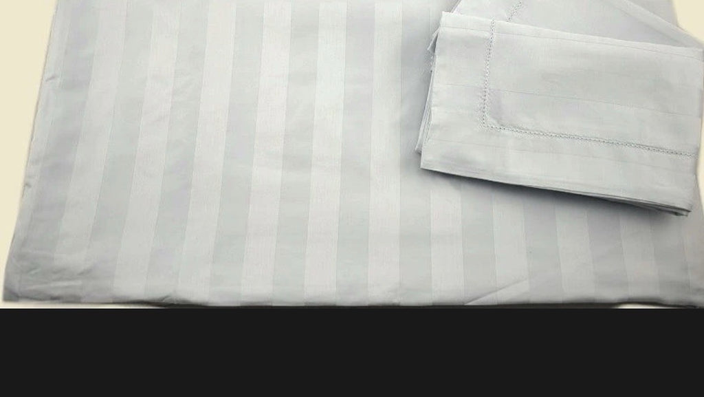 Charter Club Damask Stripe 550 Thread Count FULL / QUEEN Duvet Set Set Vapor2