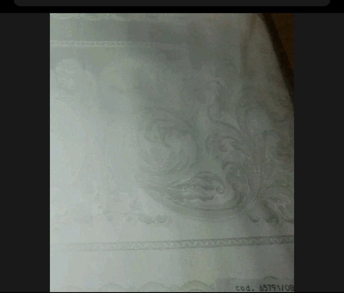 ELAYNE B. VENETIAN LINEN SHEET SET MADE  IN ITALY,8PC SET,KING,TOPAZIO JACQUARD~12