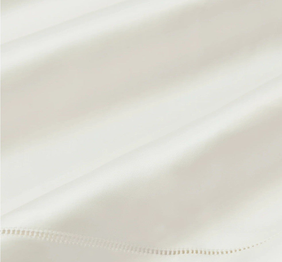 Sferra Giza 45 Sateen King Flat Sheet Ivory5