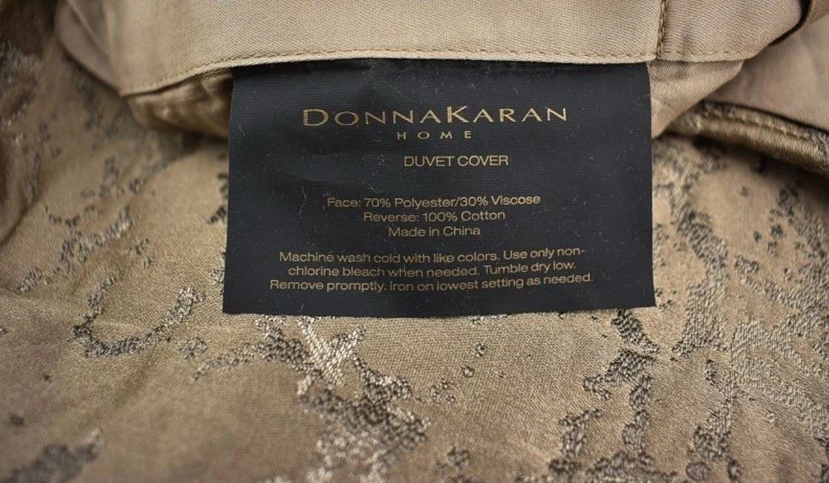 Donna Karan Home Mirage Collection FULL / QUEEN Duvet Cover Mink2