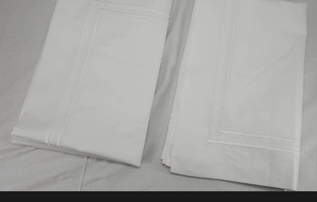 Frette 1860 Triplo Popeline KING Pillowshams White0