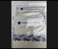 Hamburg House Ivory King Pillowcases, With Blue Floral Design.0