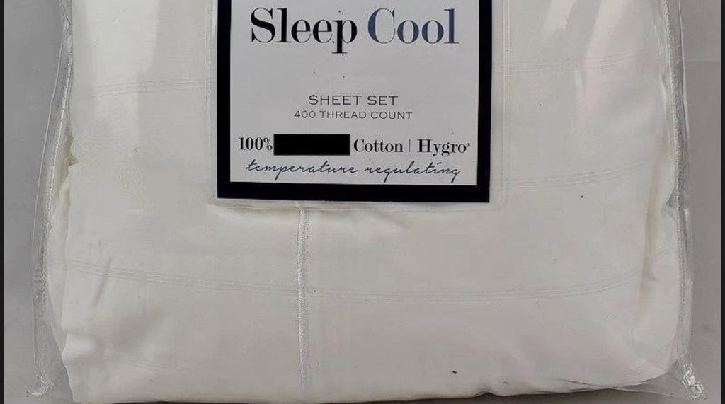 Charter Club Sleep Cool 400 Thread Count Hygrocotton QUEEN Sheet Set White0