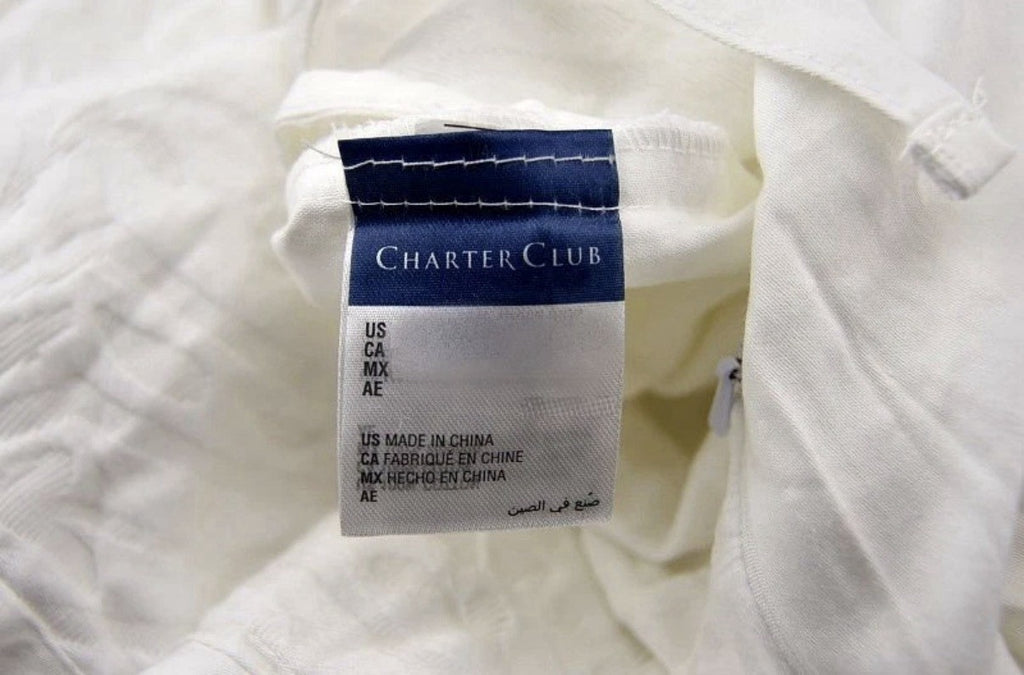 Charter Club Damask Designs Lace Medallion TWIN Duvet & Shams Set White1
