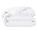 Yves Delorme Paris Athena Cotton Percale KING Duvet Cover.White/White0