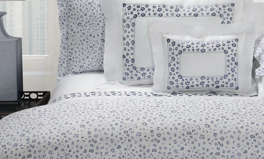 Timothy Corrigan For DEA Luxury Linens Animale Embroidered Duvet Cover QUEEN0