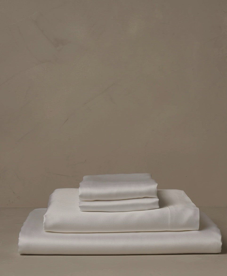 Scandia Home GINEVRA WHITE KING Sheet Set And Duvet/Made in Italy/Msrp 1299.000
