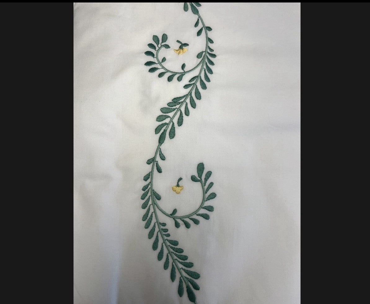 Hamburg House Embroidered King Duvet Cover1