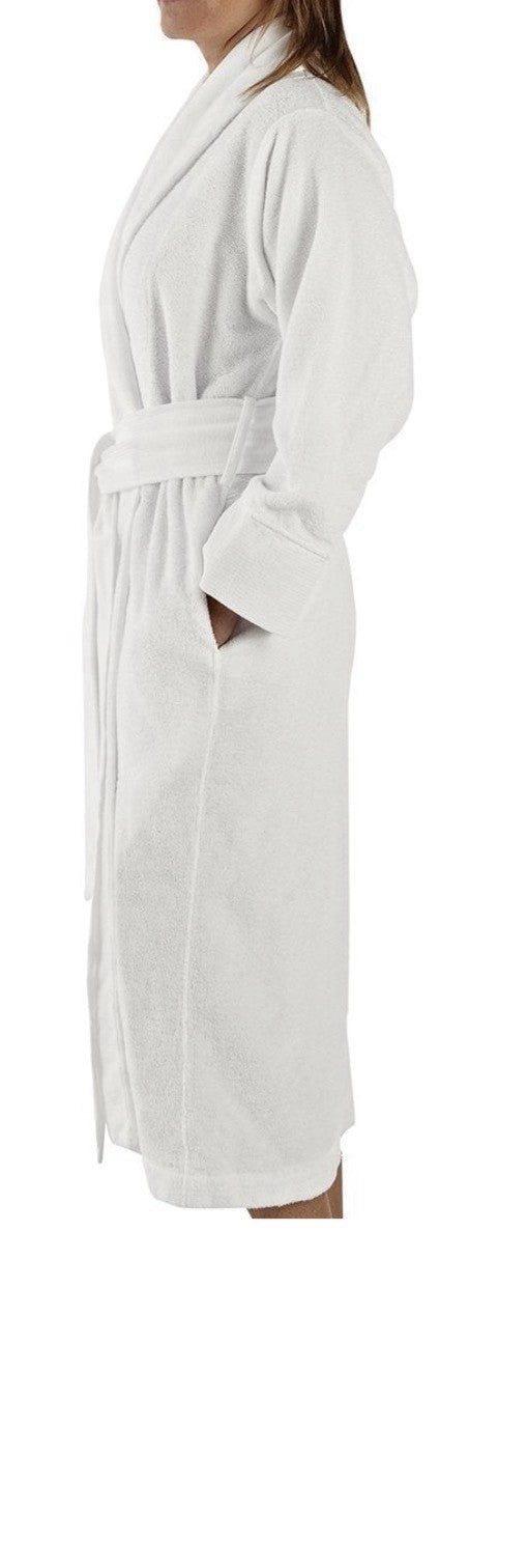 Abyss Amigo Egyptian Cotton Bath Robe SMALL White (Unisex)1