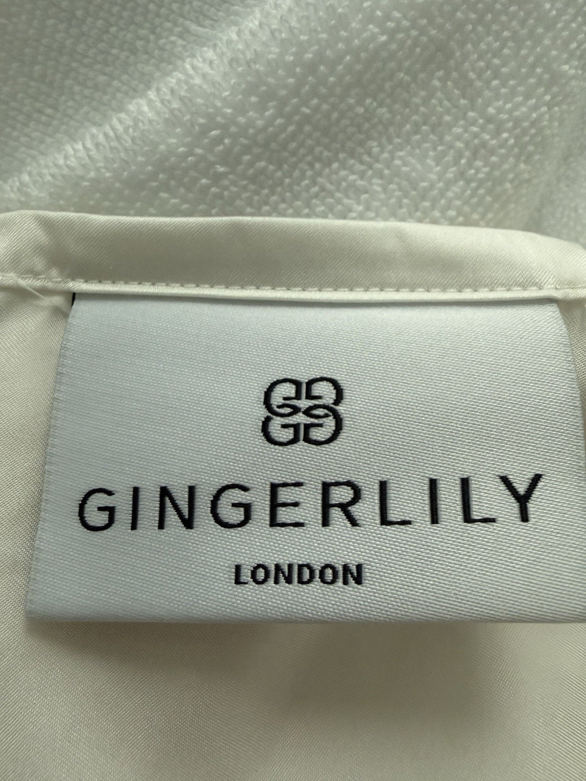 Gingerlily London Eva Silk Standard Pillow Sham Ivory New (Ivory Discontinued)3