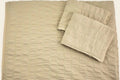 Boll & Branch Relaxed Seersucker QUEEN Duvet Cover & Shams Set Oak0