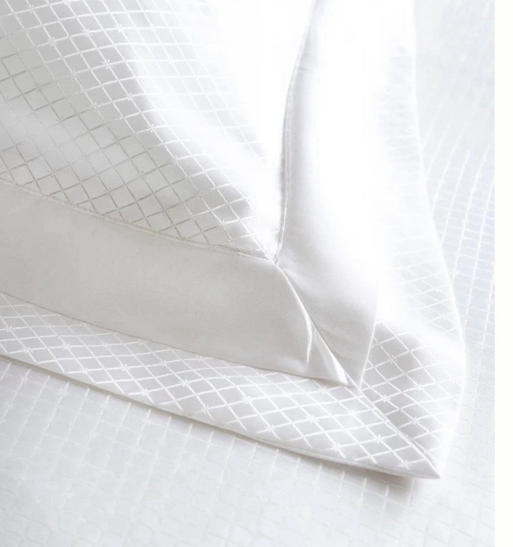 Gingerlily London Eva Silk Standard Pillow Sham Ivory New (Ivory Discontinued)0