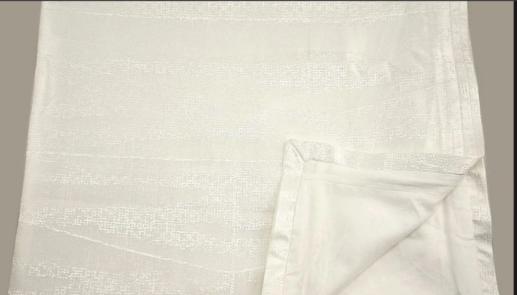 Hotel Collection Fractured Geo FULL / QUEEN Duvet Cover & Shams Set White1