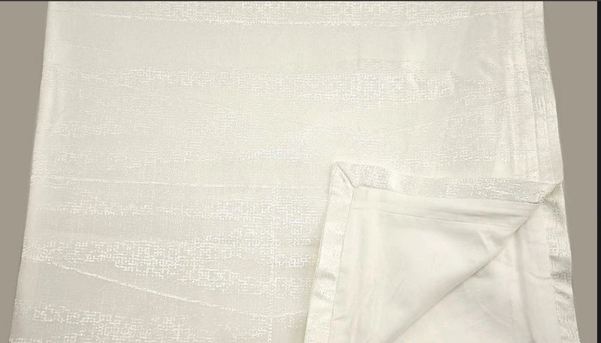 Hotel Collection Fractured Geo FULL / QUEEN Duvet Cover & Shams Set White1