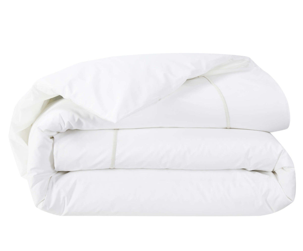 Yves Dolerme Athena King Sheet Set/Duvet/2 Xtra King Cases/Wht/MSRP 1890.00/7 Pc1