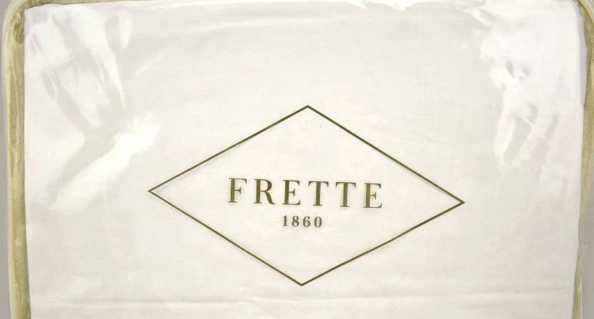Frette 1860 Cotone Cotton Sateen KING Fitted Sheet Solid White0