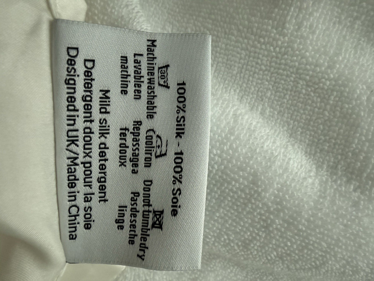 Gingerlily London Eva Silk Standard Pillow Sham Ivory New (Ivory Discontinued)2