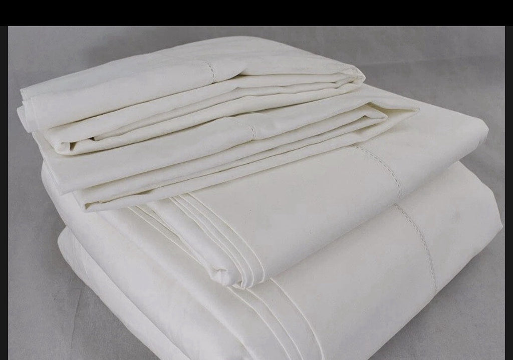 Charter Club Damask Solid 550 Thread Count KING EXTRA DEEP Sheet Set White1