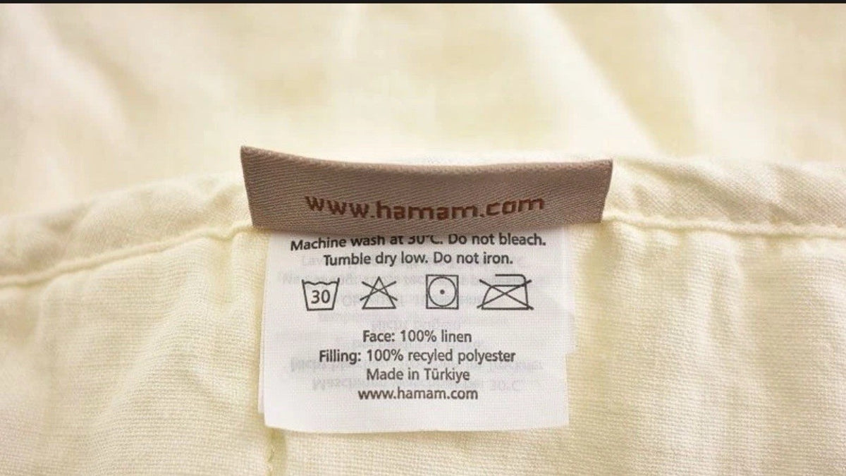 Hamam Wrinkle Washed Linen KING Quilt Ivory2